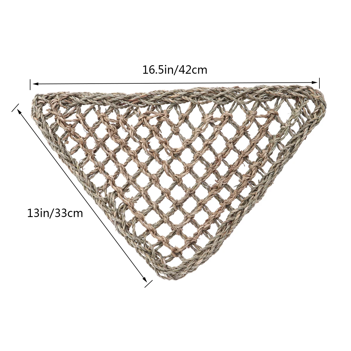 

2 Pcs Straw Hammock Natural Lizard Bed Grass Fibers Triangle Sleep Hanging Cage Durable Comfortable Pet Reptiles Houses