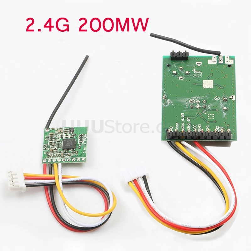 Kit modulo ricevitore trasmettitore sistema Video 2.4G 200MW scheda di trasmissione sistema Radio Wireless 5V per modello FPV di aerei RC