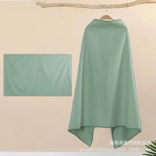 Quick Dry Polyester Bath Towel Striped Lightweight Absorbent Towel For Shower Travel Swimming Sports