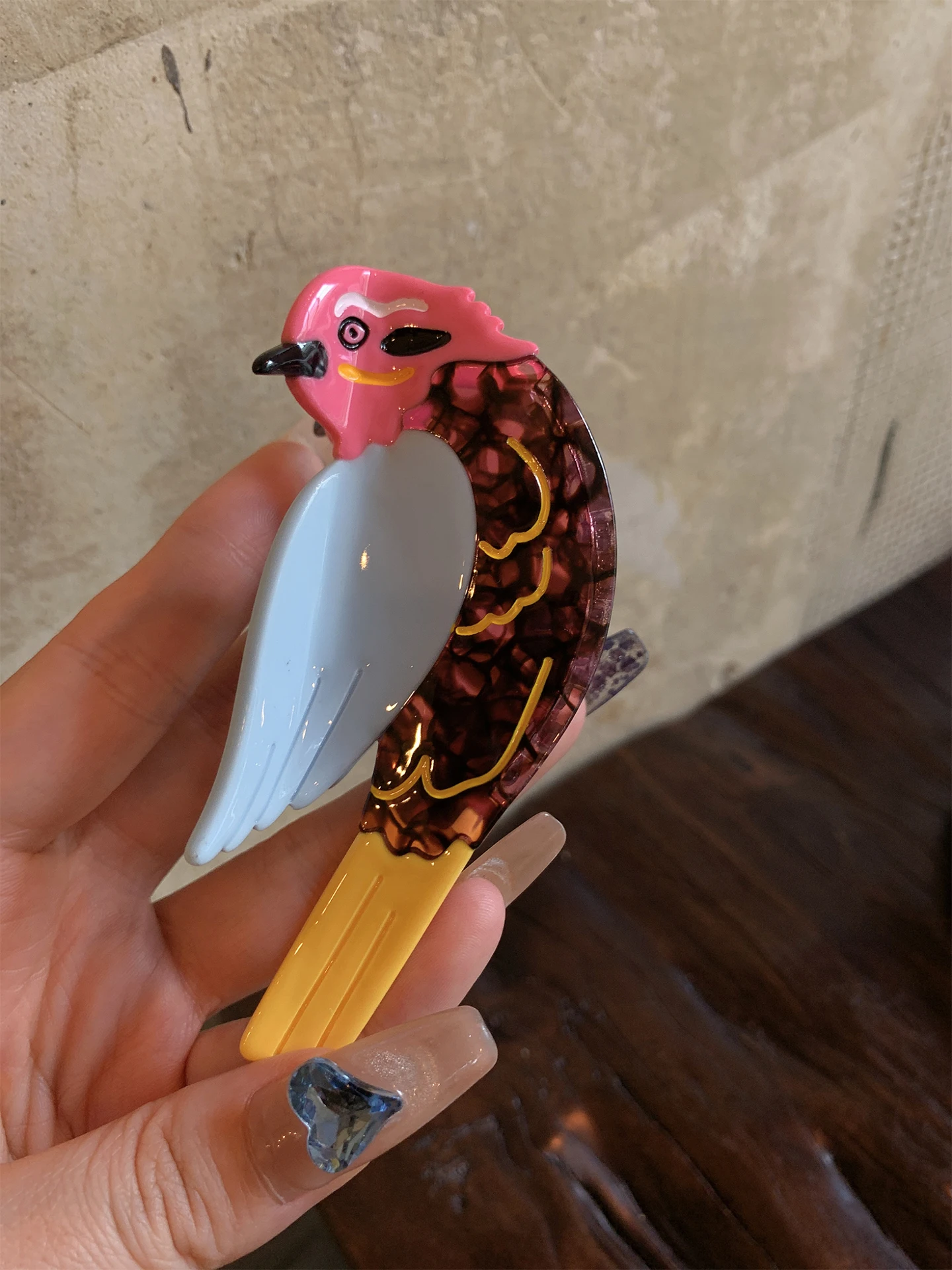 Cartoon beautiful grab clip, design sense niche shark clip hair grab high-quality hair accessories