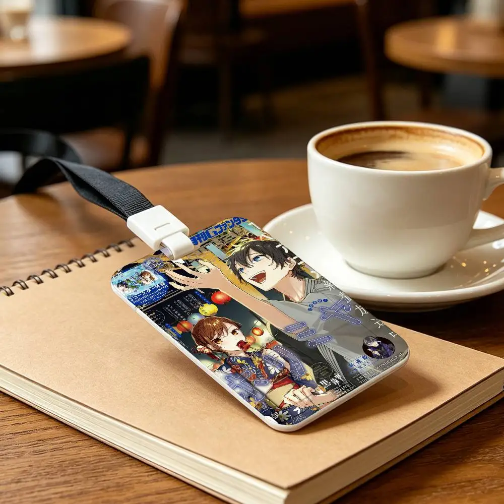 Horimiya Anime NFC Contactless Sliding Card Sleeve For Student Cards, Bus Cards, ID Cards, And Work Permits