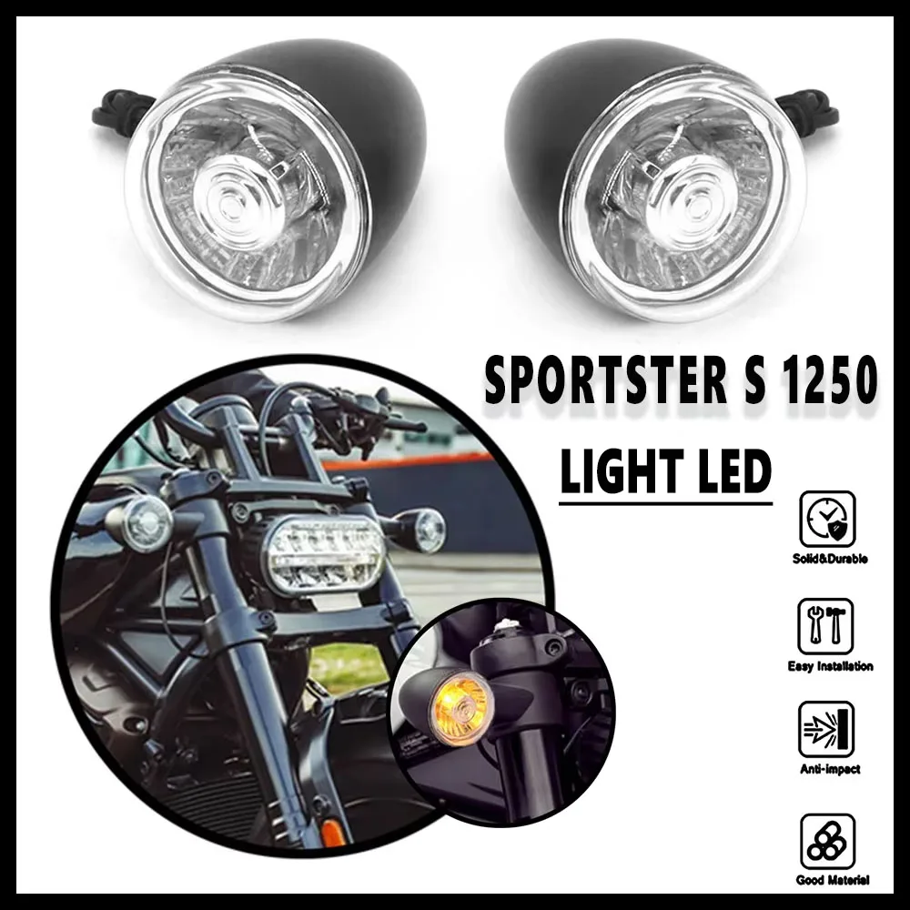 For Harley Sportster S 1250S RH1250 2021 2022 NEWMotorcycle Front And Rear Headlights  LED Bullet Head Turn Signal Lights RH1250
