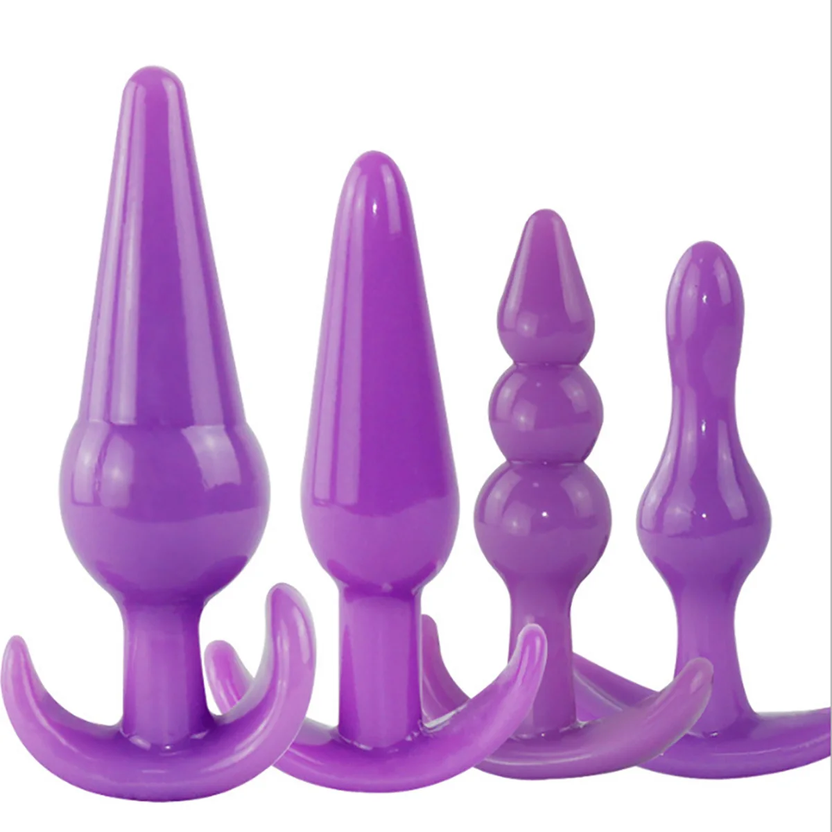 Juego de tapones anales de silicona para hombres y mujeres, Juguetes sexuales para masturbación Vaginal, consolador Anal seguro, 3 piezas, 7 unidades