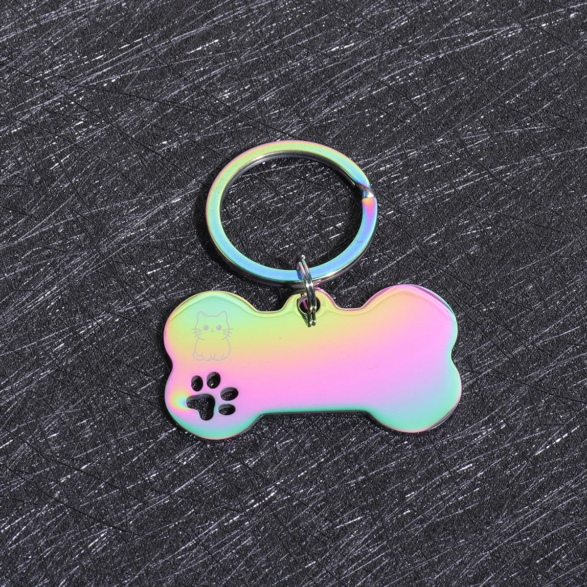 Gepersonaliseerde honden- en katten ID-tags met aangepaste tekst, naam, botvormige hanger, lasergravering, adresnummer, gepersonaliseerde ID-tag voor huisdieren