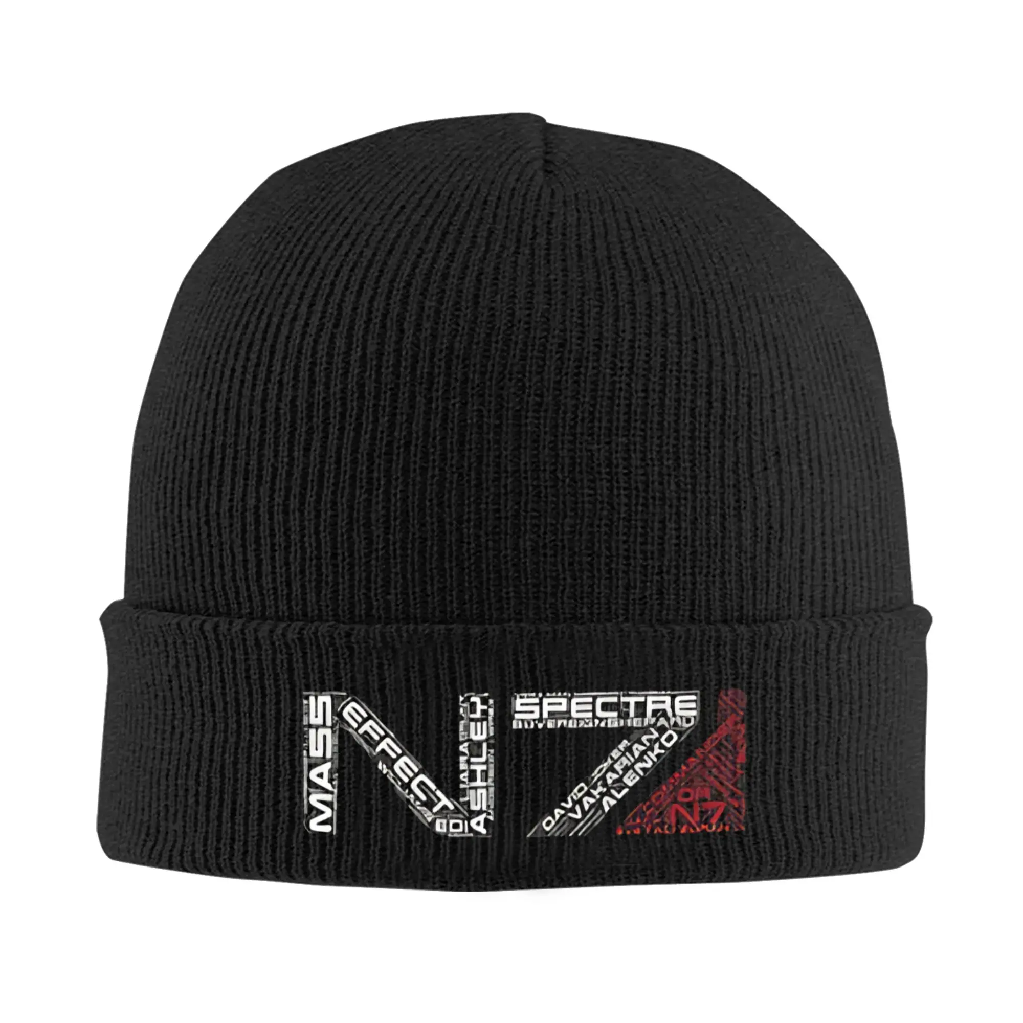 Effect Mass N7 Game Knitted Caps Women's Men's Skullies Beanies Winter Hats Acrylic  Casual Caps