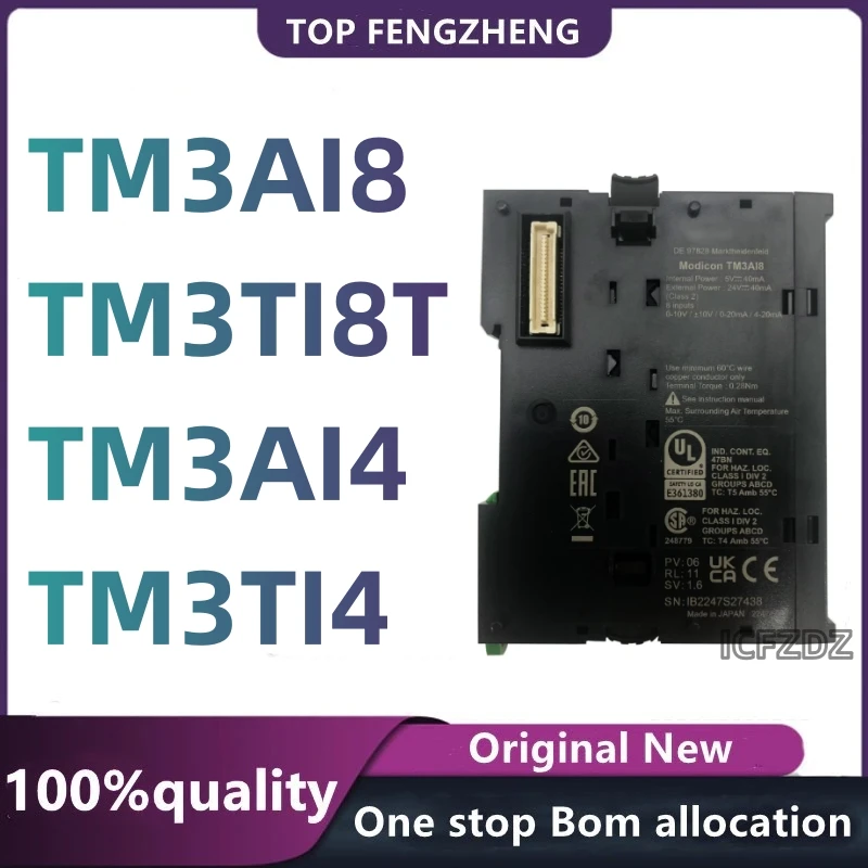 100% new original TM3 Analog input module, TM3AI8, TM3TI8T, TM3AI4, TM3TI4