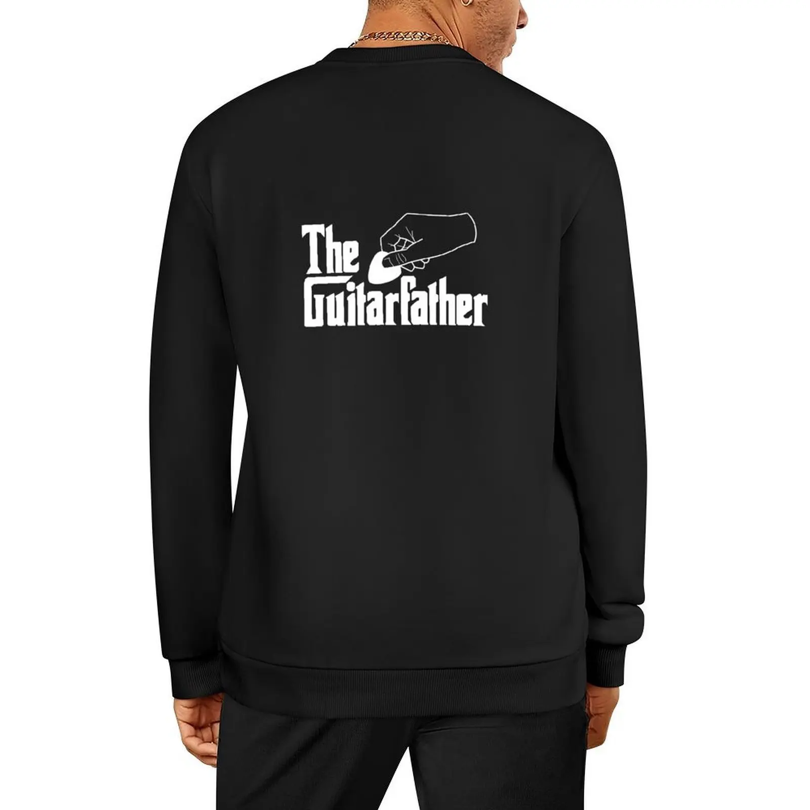 

Guitar Father The Guitarfather Musician Guitarist Dad Gift Pullover men's sweat-shirt set sweatshirt male
