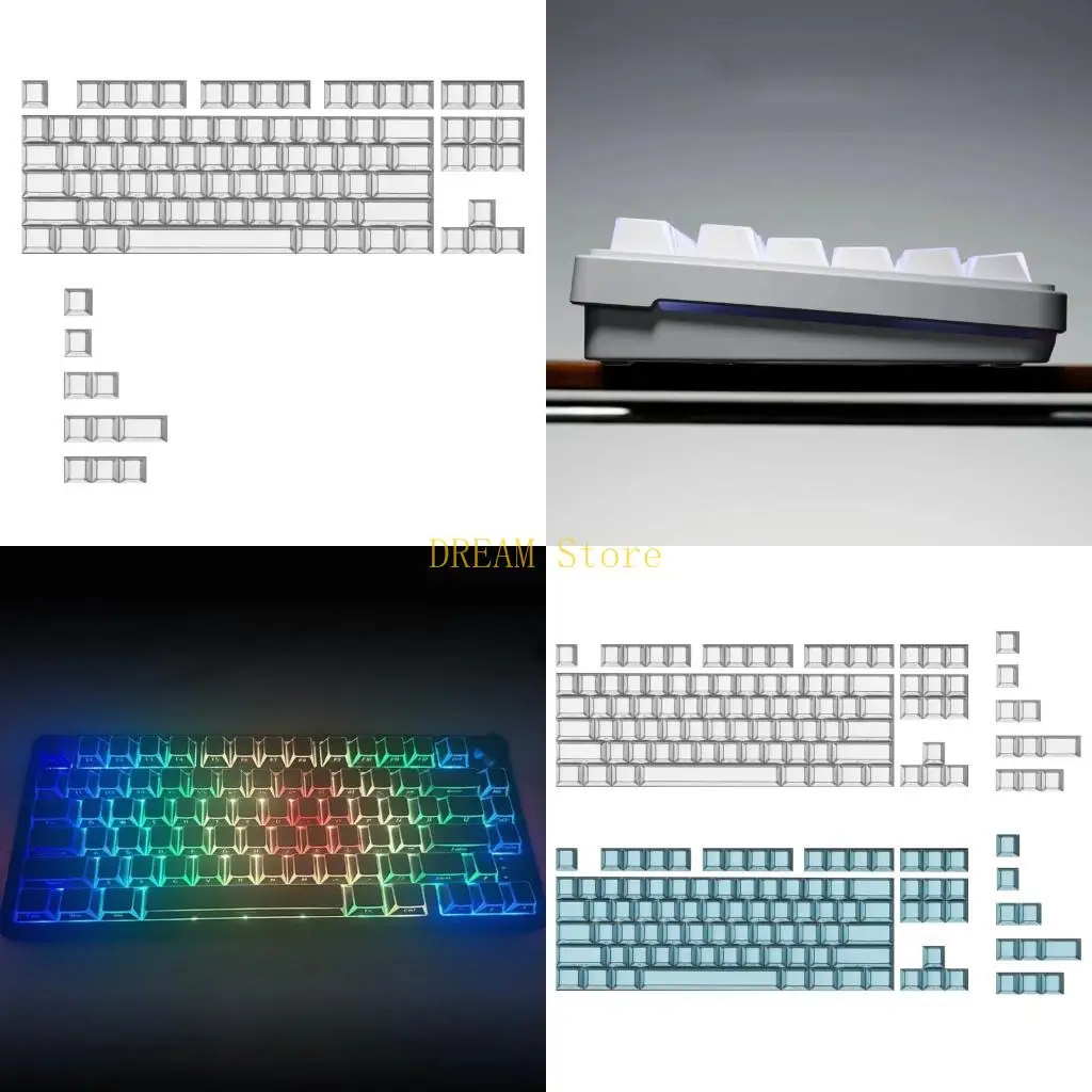 97Key Original Profile Fold Keycaps PBT Dye Sub Printing For Mechanical best sale