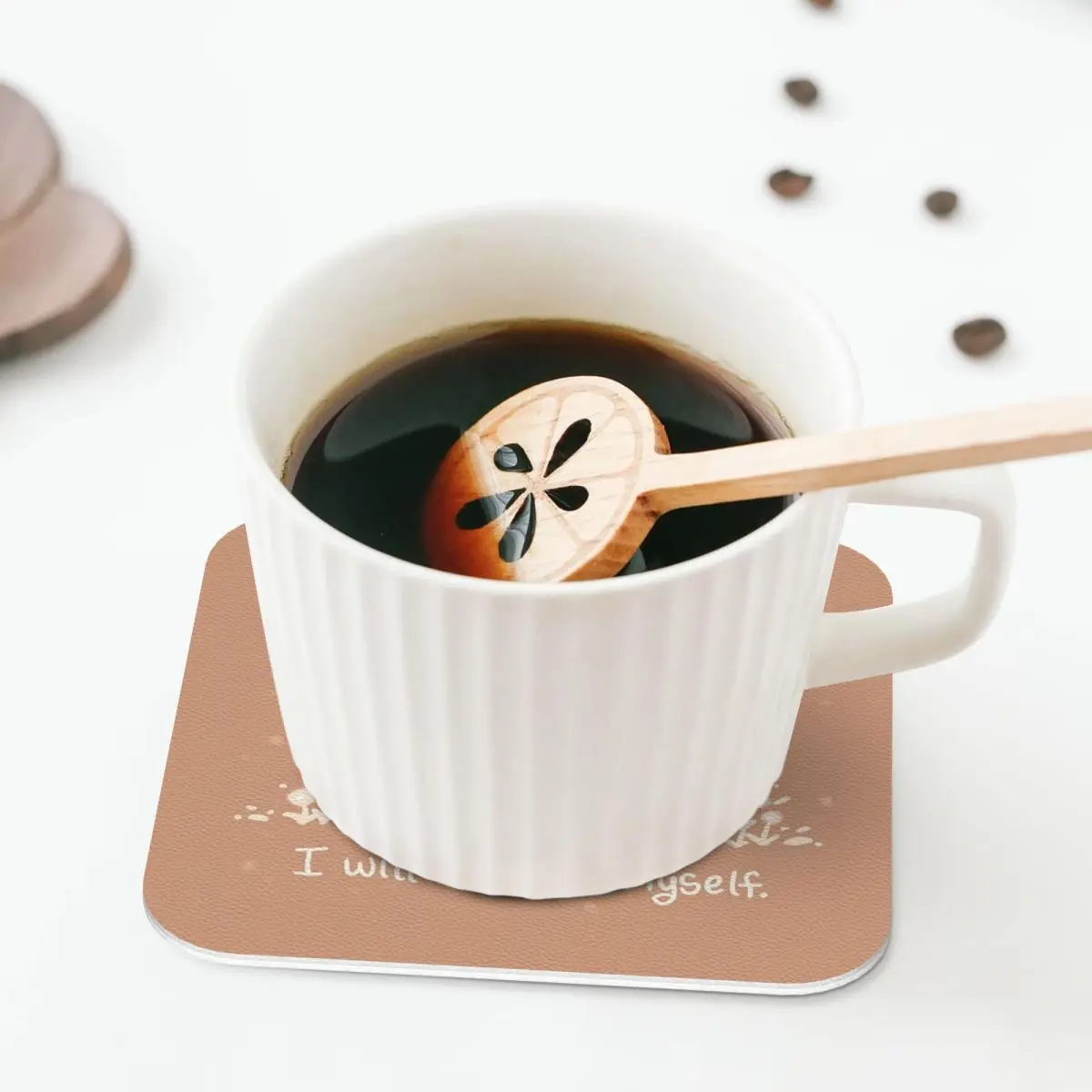 When It's Hard To Find Kindness, I Will Make It Myself Coasters Kitchen Placemats Cup Coffee Mats For Tableware Pads Set of 4