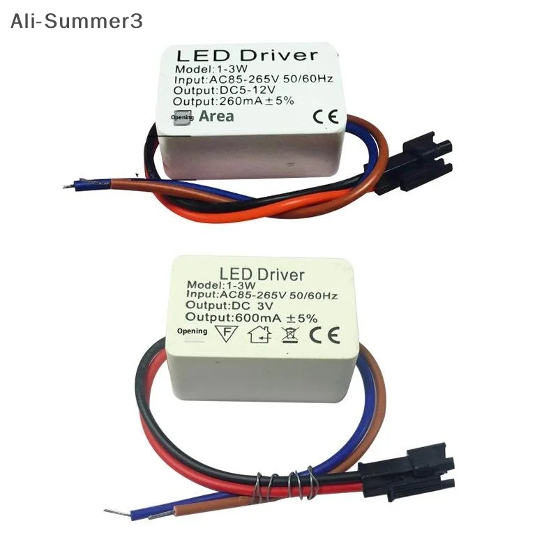1Pcs 1-3W 3-5W 4-7W 8-12W 12-18W 18-24W Isolated LED Driver Power Supply Adjustable Constant Voltage 260mA Lighting Transformer