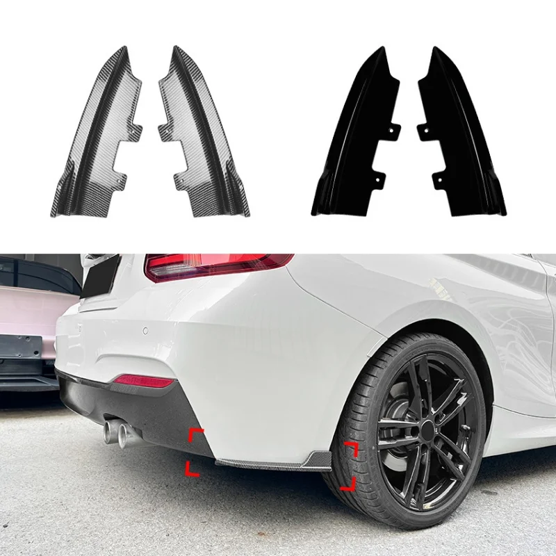 

For BMW 2 Series F22 F23 M Sport 2015-2019 Car Rear Corner Wind Blade Spoiler Sticker Protector Decoration Trim Accessories TOOL