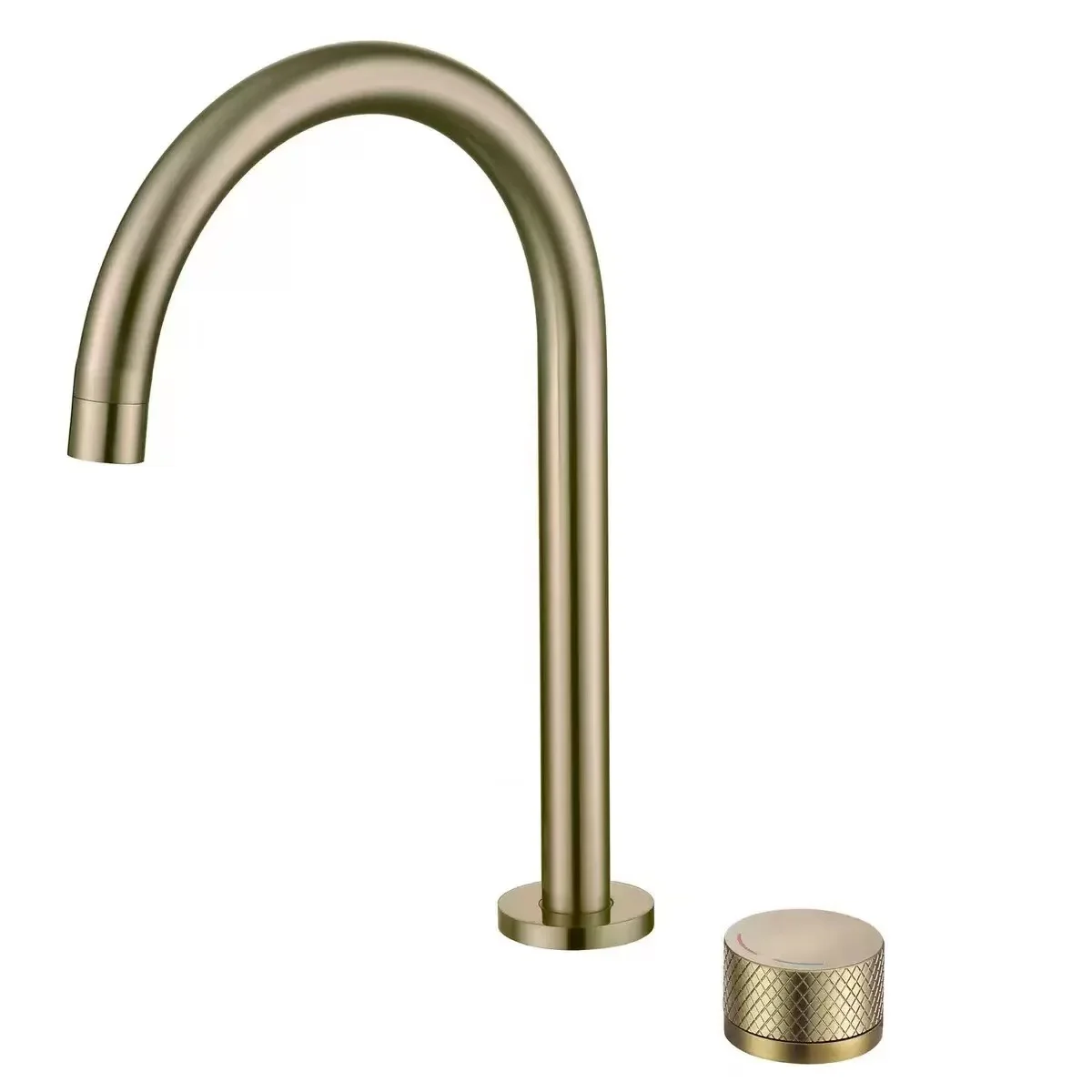 Brushed Gold Basin faucet Bathroom Faucet two holes bathroom Sink faucet Brushed sink tap 360 rotating widespread basin Tap