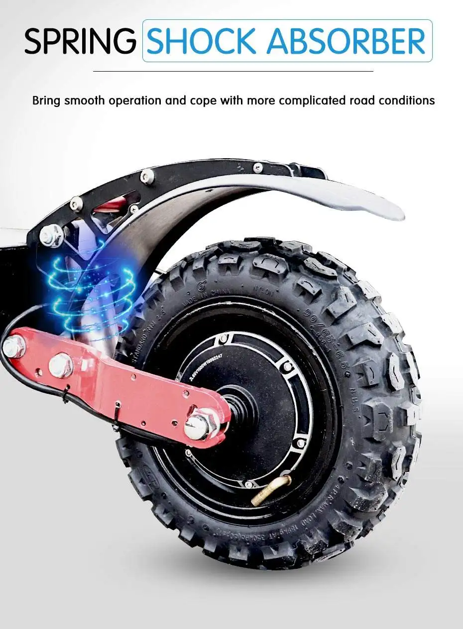 STLF سعر المصنع عالية السرعة قابلة للطي 5600 واط الدهون الإطارات محرك مزدوج قوي سريع على الطرق الوعرة الحضرية الكبار سكوتر كهربائي