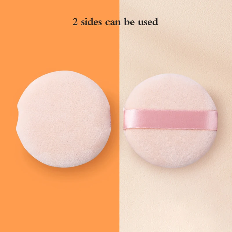 Professional Round Shape Portable Facial Powder Foundation Puff Soft Cosmetic Puff Makeup Foundation Sponge Beauty Tool