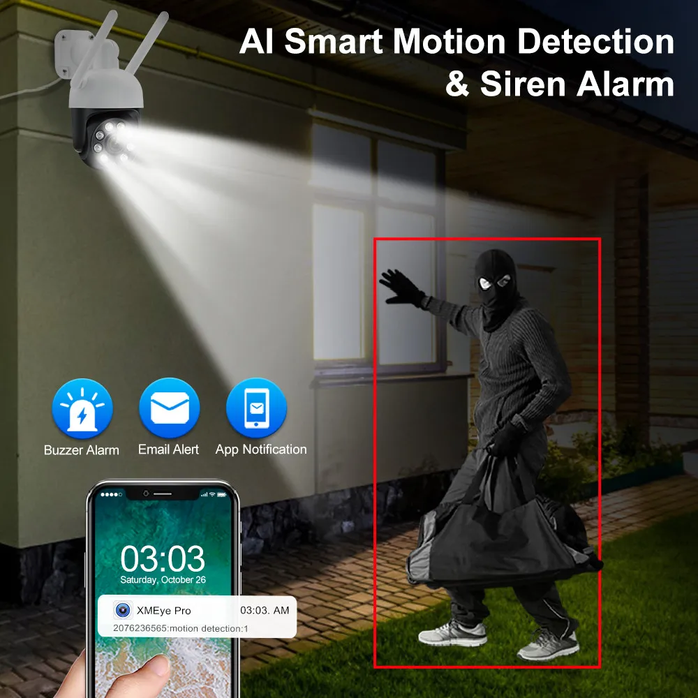 MISECU-Smartphone 8CH, 4MP, PTZ, WiFi, IP, CCTV, NVR