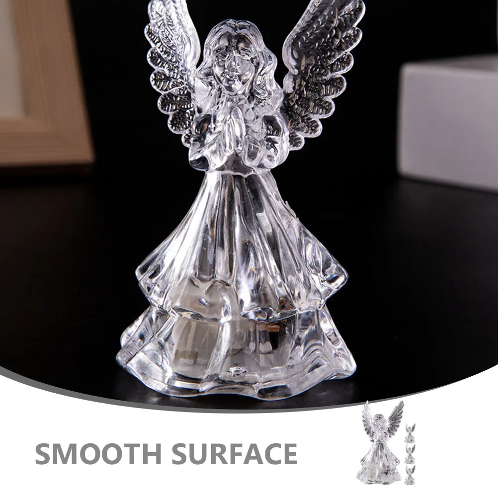 

4pcs Acrylic Crystal Light Warm Color Bedside Table Decor Valentine Gift Party DiyDecoration