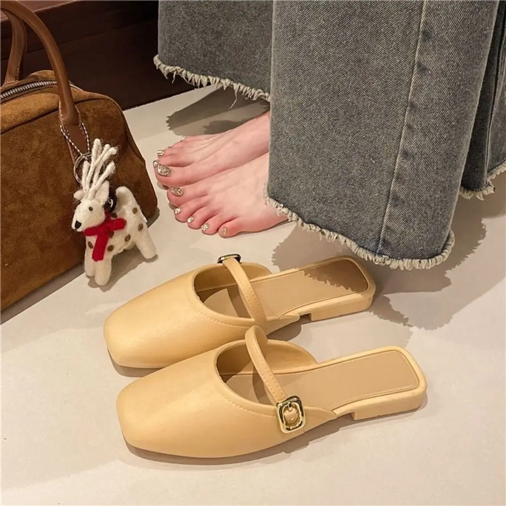 Sandal wanita Vintage, sandal wanita Vintage Anti selip sol lembut Anti selip kasual tunggal