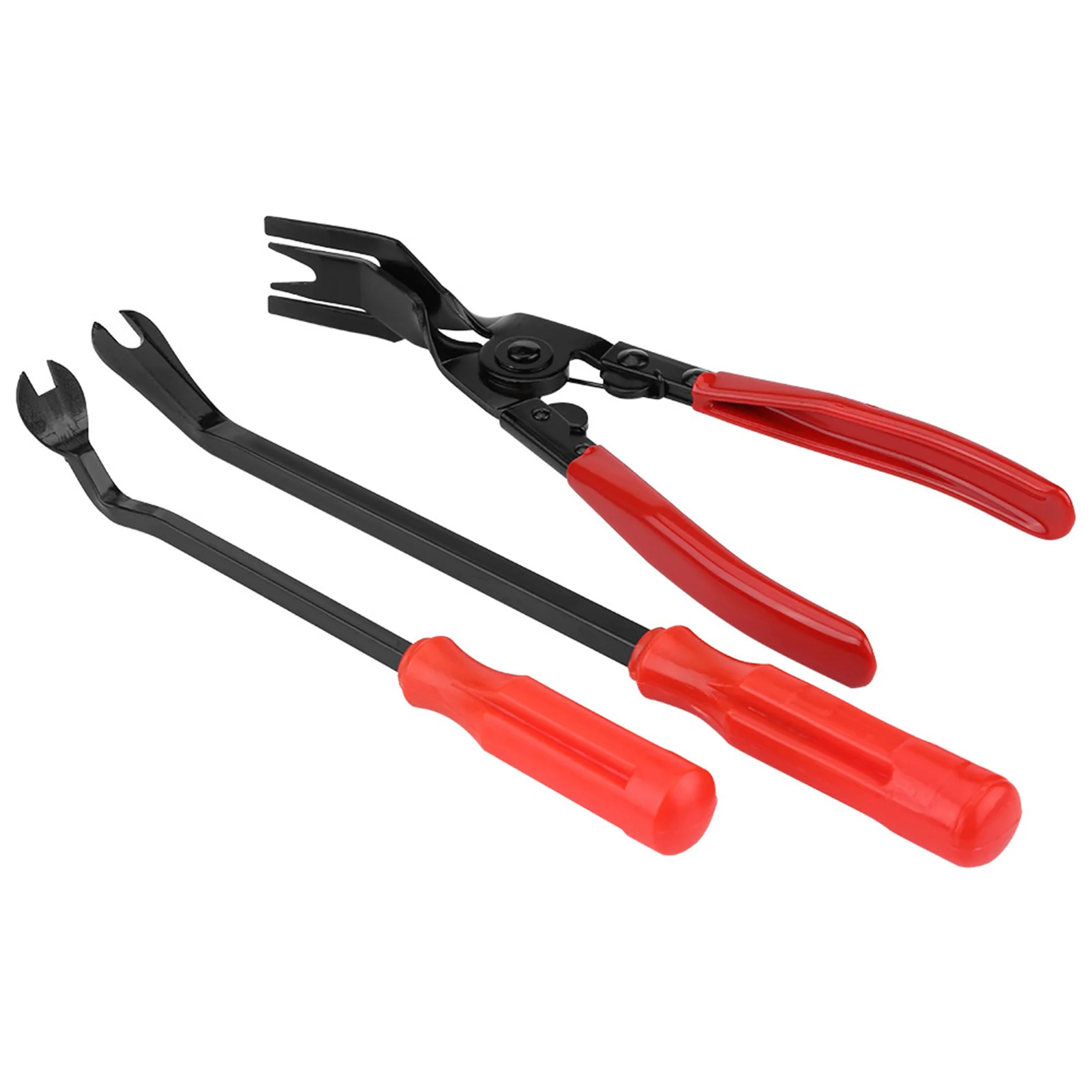 3Pcs Door Trim Rivet Clips Pliers Set - Car Plastic Fastener Remover Tool Universal Panel Clip Puller for Auto Interior/Exterior