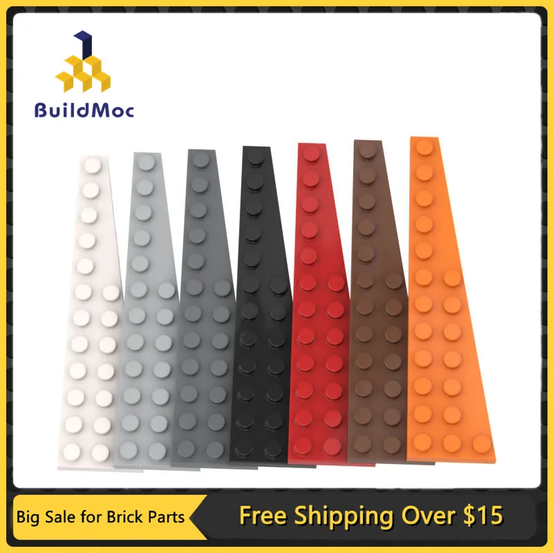 

MOC 47398 Wedge Plate 12 x 3 Right Building Blocks Parts DIY Educational Tech Parts Toys