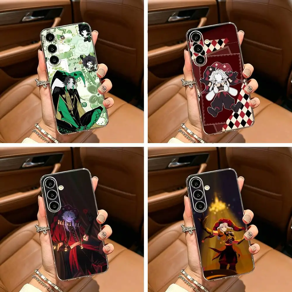 The F-freaking Circus Clear Soft Silicone Phone Case for Samsung Galaxy A71, A70, A52, A51, A40, A30