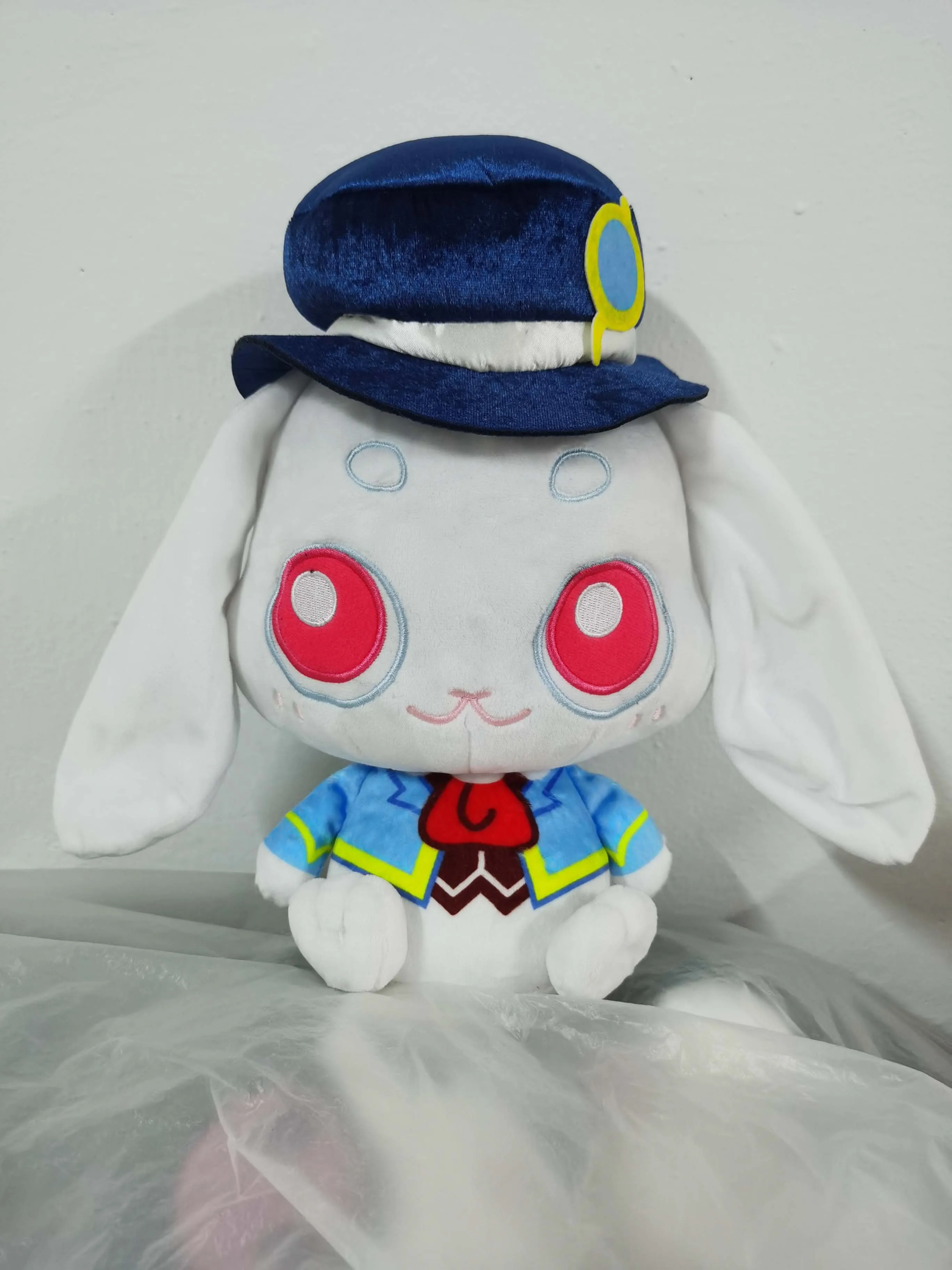 New Cute Japan Anime Shangri-La Frontier Emul Rabbit Big Size Plush Plushes Stuffed Pillow Doll Toy 30cm Kids Gifts