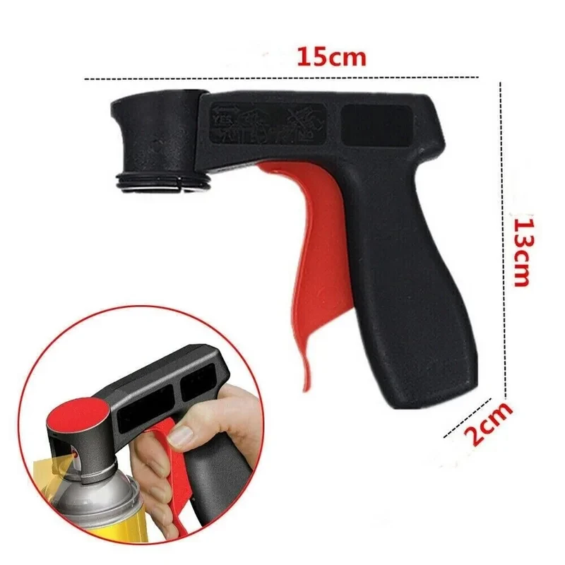 Universal Spray Paint Handle Spray Can Gun Pistol Grip Aerosol Handle-type Polishing Automatic Paint Bottle Trigger Handle