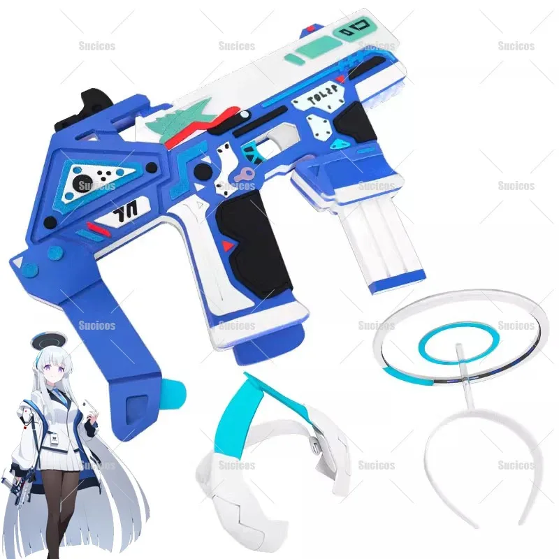 Game Blue Archive Ushio Noa Cosplay Prop Headwear Halo Earphone Cosplay Costume Women Men Halloween Role Play Cos