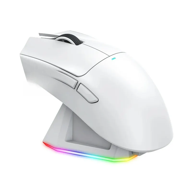 ماوس لاسلكي قابل للتخصيص، اتصال ثلاثي الوضع 2.4 جيجا هرتز/سلكي/بلوتوث PAW3311 22000 ديسيبل متوحد الخواص 400IPS RGB PC ماوس ألعاب #1