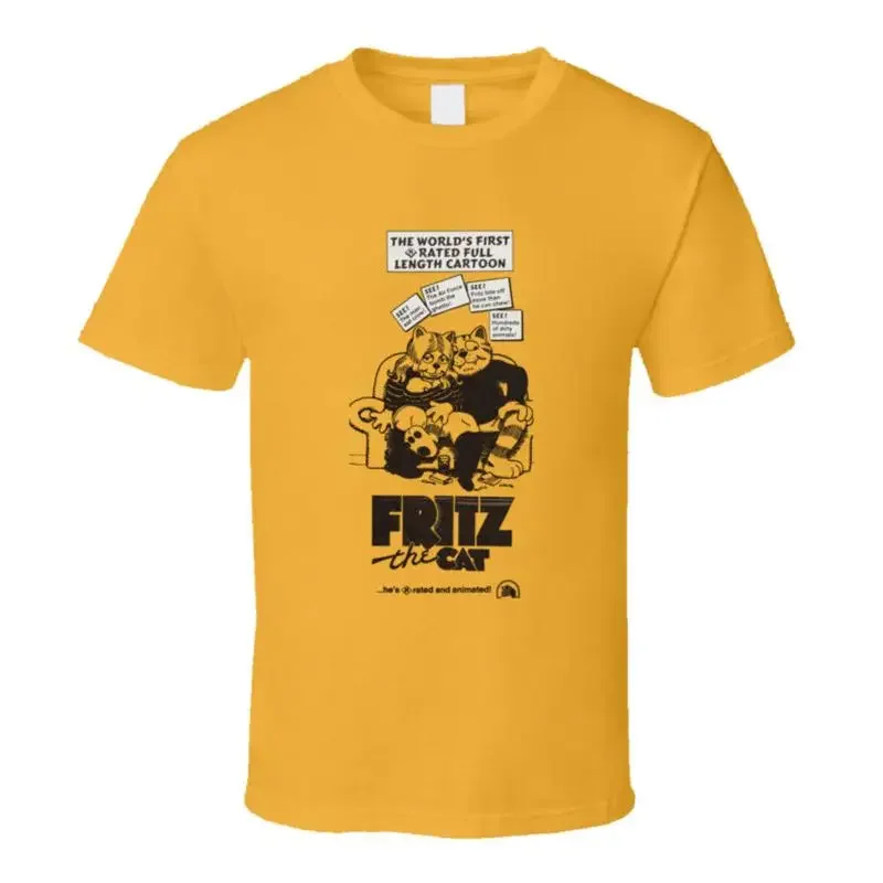 Fritz The Cat R Rated Cartoon T Shirt