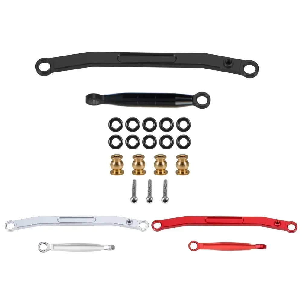 Aluminiumlegierungsmaterial CNC-Frontlenkgestänge-Set für Axial SCX24 90081 RC Crawler Upgrade-Teile