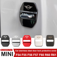 For BMW MINI ONE Cooper S JCW F54 F55 F56 F57 F60 R60 R61 Car Door Lock Protective Sticker Cover Modification Accessories