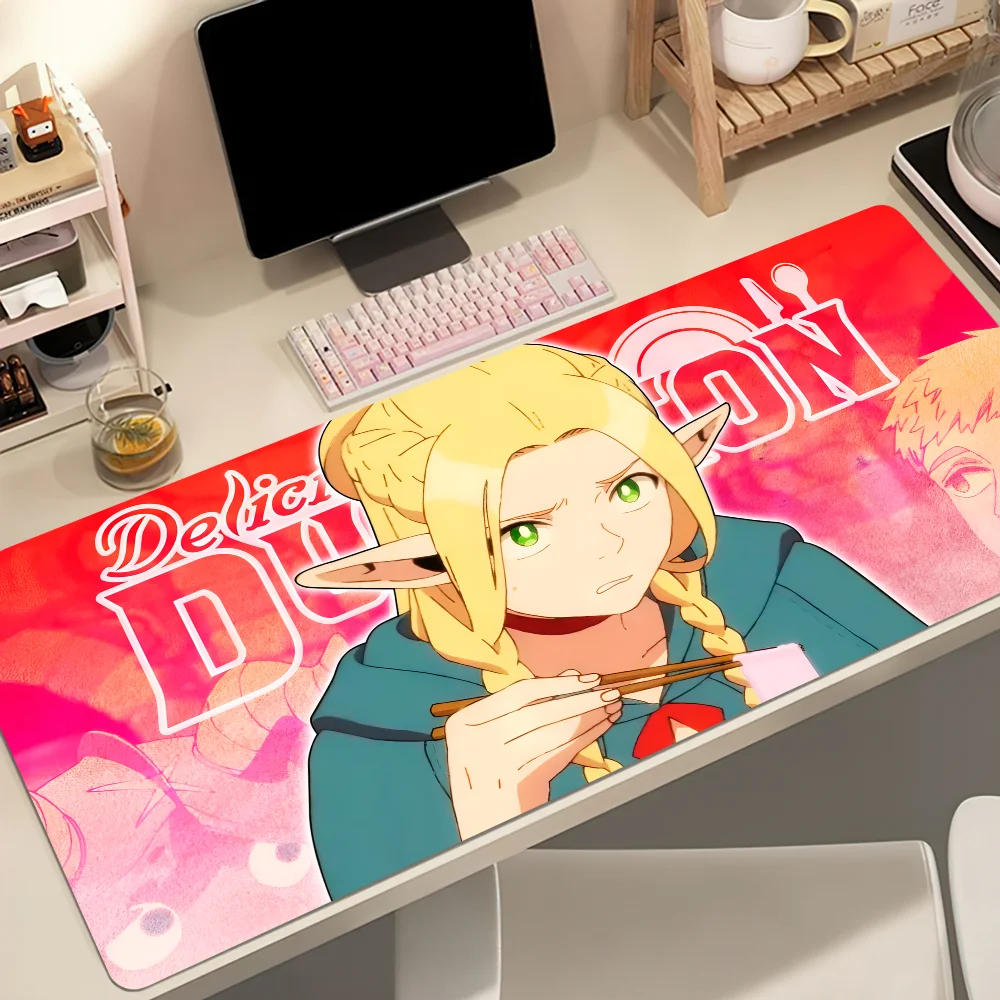 Delicious In Dungeon Mouse Pad Non-slip Thickened MousePad Student Cushion Large Writing Gaming Lockedge Office