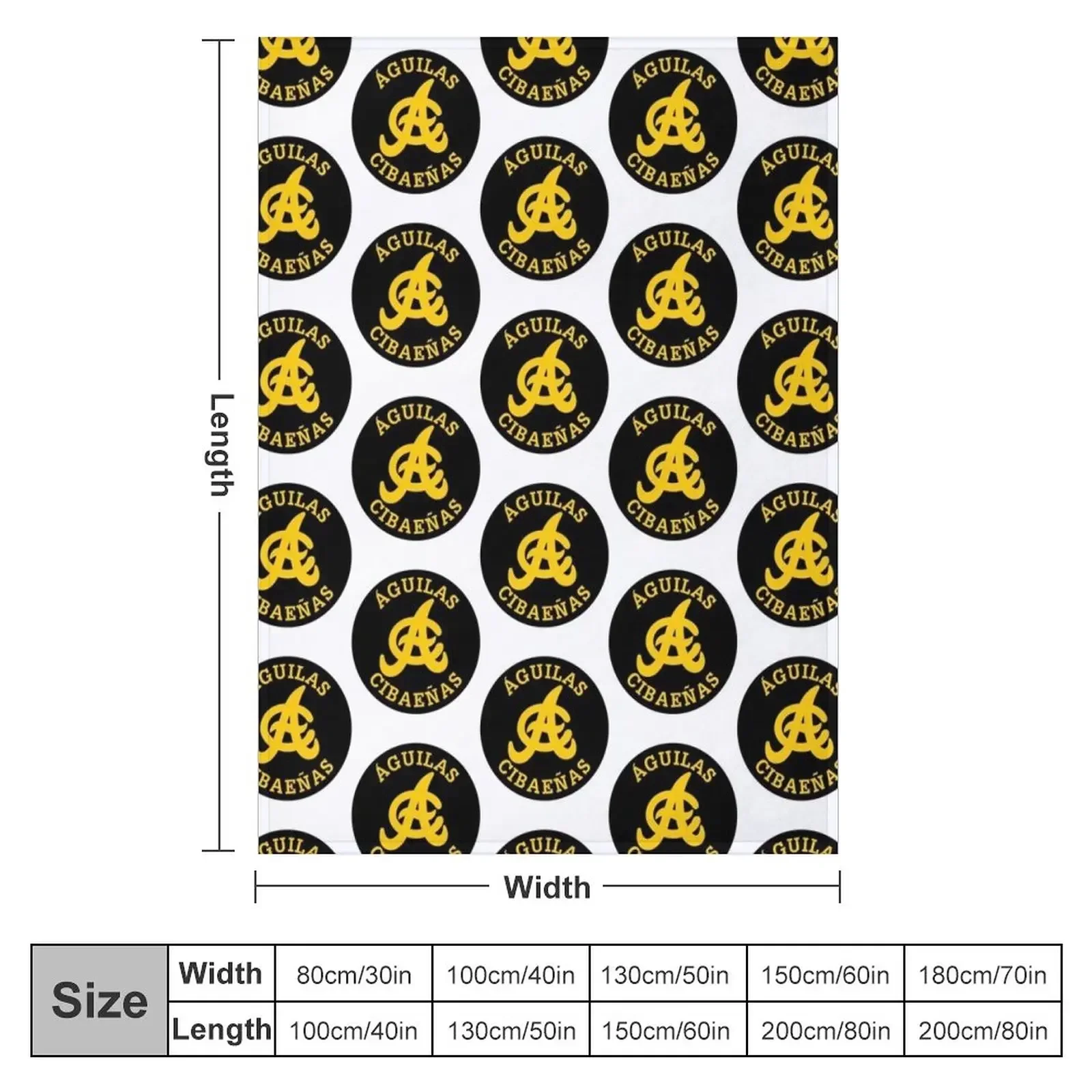 The Aguilas Cibae?as Icon Throw Blanket Retros Summer Beddings Blankets