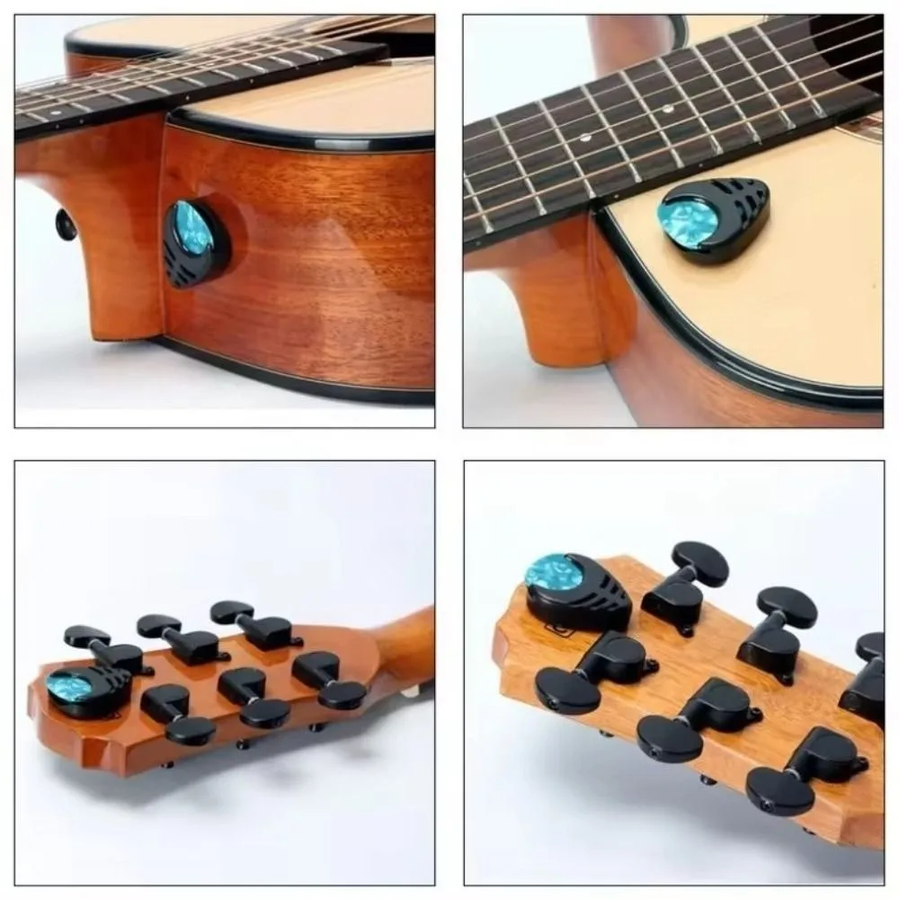 Plastic Guitar Pick Holders Stick-on Guitar Accessories Guitar Pick Case Instrument Accessories Guitar Plectrum Box
