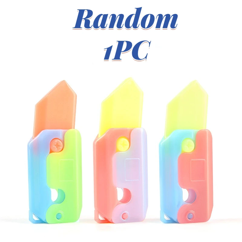 3D 印刷おもちゃ大根銃発光大根ナイフ圧力軽減フィジェットジュエ重力ミニおもちゃクリスマスプレゼント子供のためのゲーム