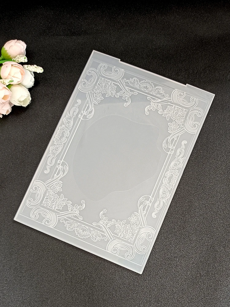 NEW Classical /3D Embossing Folder Transparent Embossing Plastic Plates Design For DIY Paper Cutting Dies Scrapbooking Figure