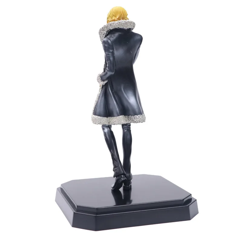 23cm One Piece Anime Figures Sanji Action Figure Smoking In A Standing Position Statue Collection Model Doll Ornaments Toys Gift