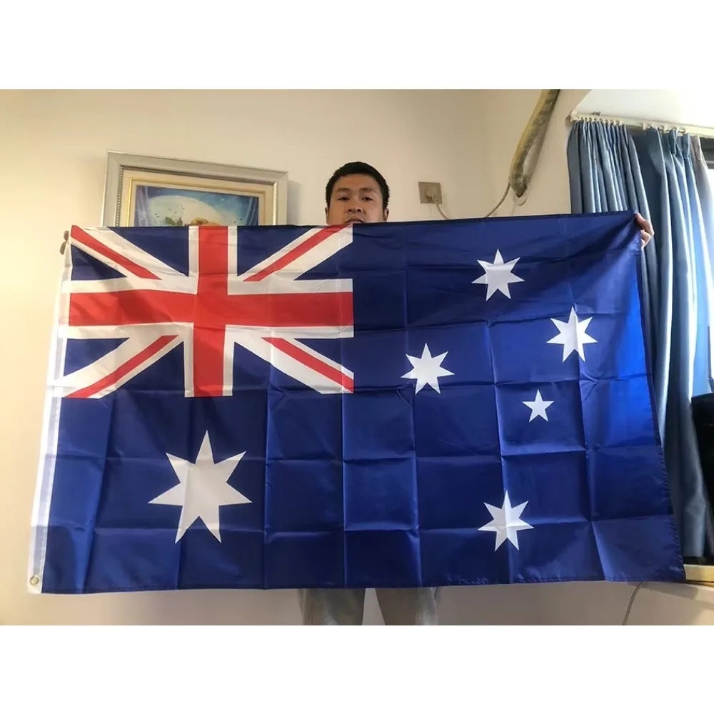 Australia Flag 90x150cm Hanging Polyester Printed the Aussie National Banner Home Decor For Celebration