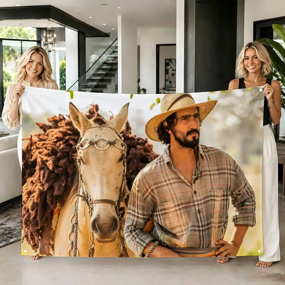 Brazilian Actor R-Renato Goes Flag Flags Tapestry Creative Pattern Photo Living Room Wall Art Party Outdoor Decor