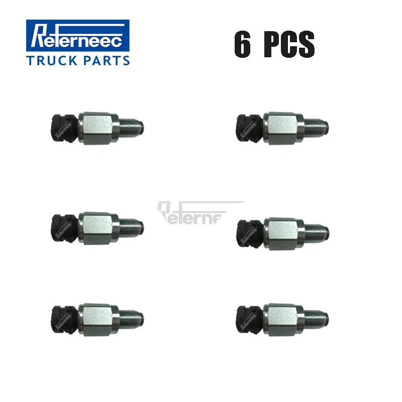6 Pcs Transmission Speed Sensor 3171490 3962959 1077500 20526099 For Volv O FH12/FH16/B12/B7/FM12/FL6/NL12/FLC Truck Parts
