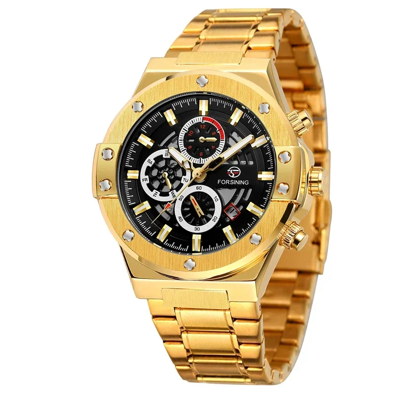 

Automatic Watch for Men Auto Date Calendar Display Luxury Business Wristwatch Mechanical Men's Watches NEW