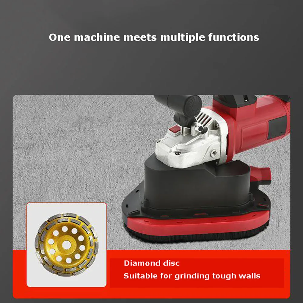 Grinder Sharpener Cutter Rough Planer 5580W Cement Concrete Floor Polishing Machine Belt Sander Clean Ground Grinding Machine