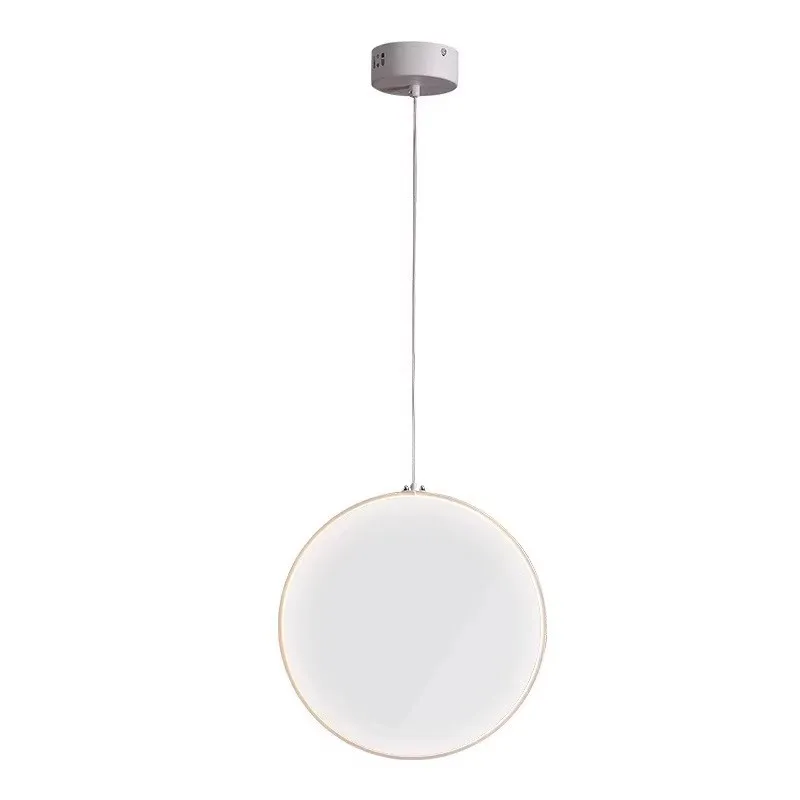 Nordic living room lamp modern minimalist art stairwell duplex convex mirror lamp bedroom creative magnifying glass chandelier