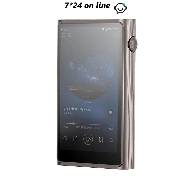 

Shanling M7 Android Music Hifi Lossless Player Touch Screen Portable Bluetooth MP3 5inch Screen es9038pro Chip Portable Player