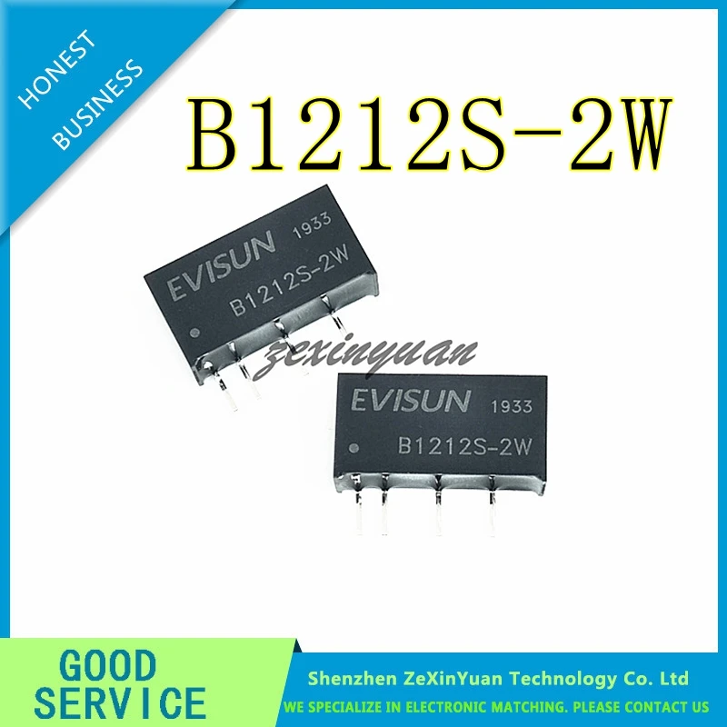 10PCS/30PCS/50PCS/100PCS 100% New Original B1212S-2W B1212S B1212 SIP-4 12V TO 12V 2W DC-DC isolapted power module