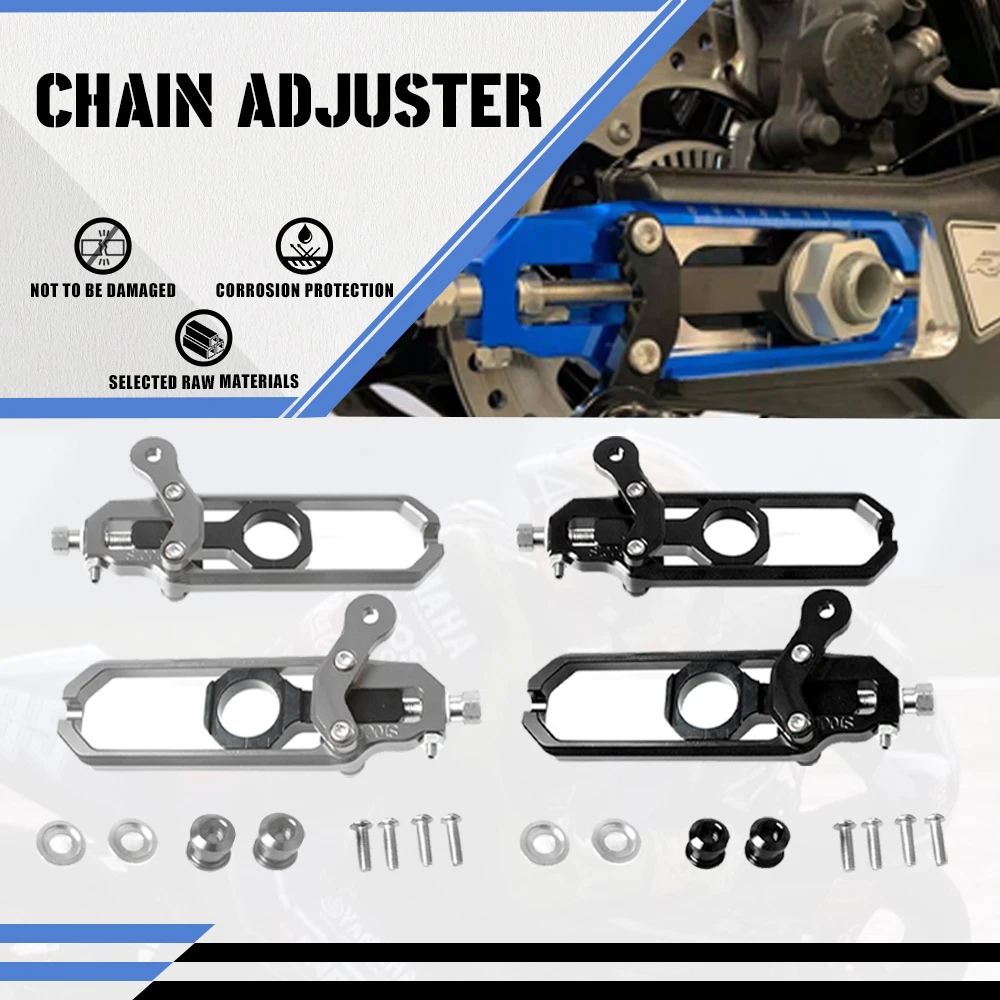 

Motorcycle Left&Right Rear Axle Chain Adjuster Tensioners For BMW S1000R S1000RR S 1000 R RR 2009-2016 HP4 2012-2014 S1000 R RR