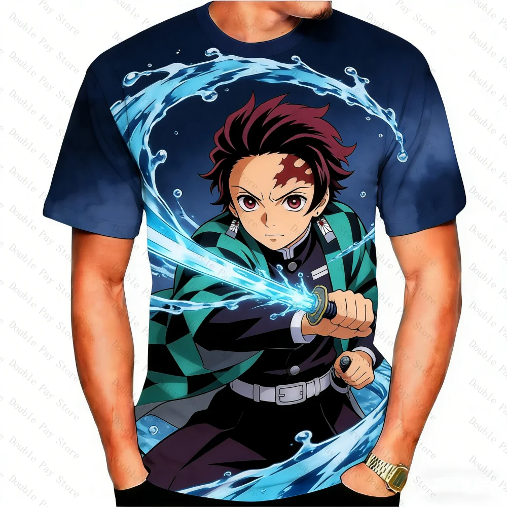 Demon Slayer Cosplay T-Shirt Anime Memorable Moments Graphic Tee Men's Shirts Casual Kids Short Sleeve Tops Women Y2k t-shirts