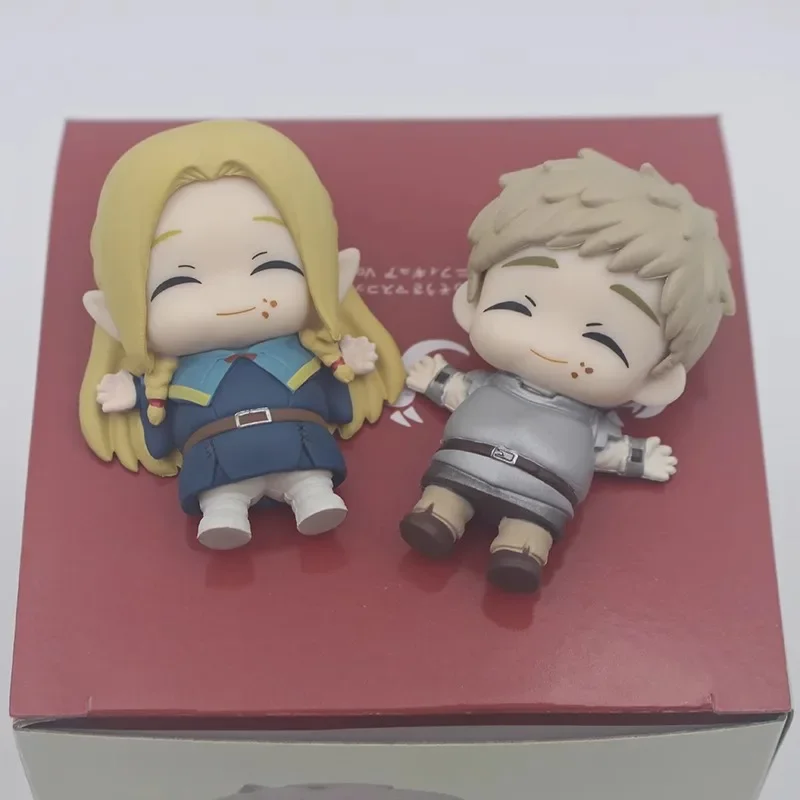 Delicious in Dungeon Action Figure Laios Marcille Anime Q Version Figure Model Ornaments Box Toys