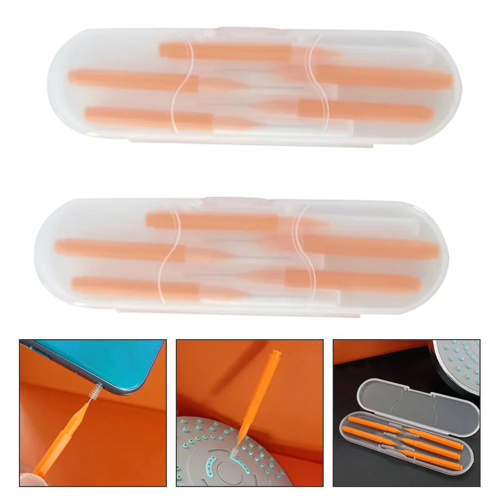 10Pcs Phone Hole Cleaning Brush Anti-Static Compact Mini Dust Cleaning Brush for USB Ports Computers Keyboards Mobile Phones