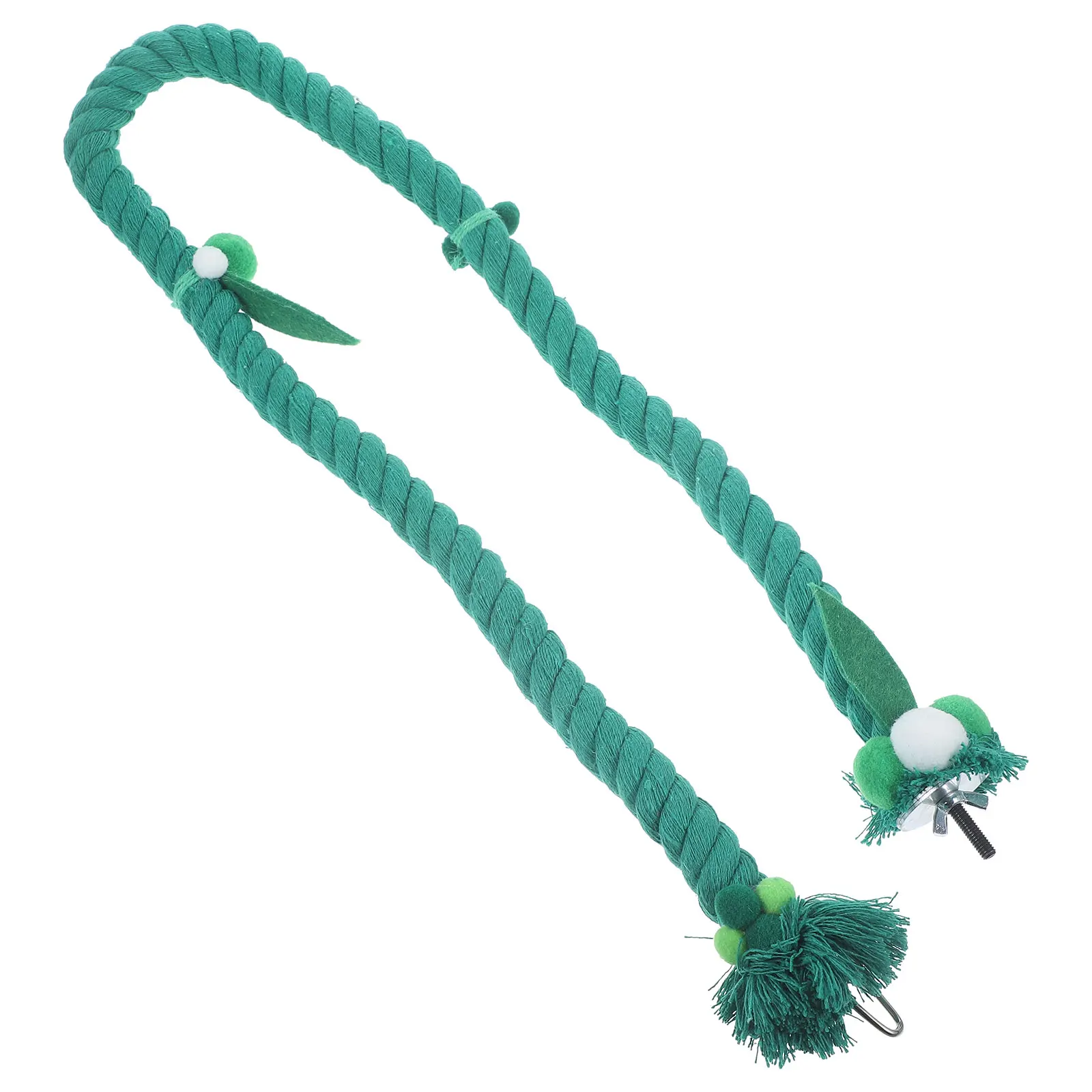 

Bright Parrot Perch Chewing For Medium Large Cage Accessories Swing Standing Stick Cotton Play Activity Cage Stand Bird Swing